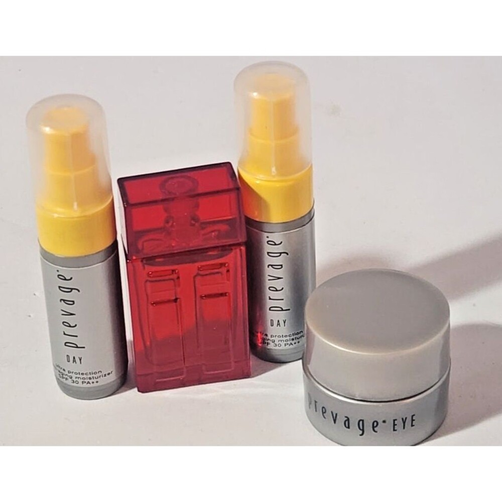 Elizabeth Arden Red Door Prevage Day & Eye Moisturizer Cream Travel Size 4PC Lot